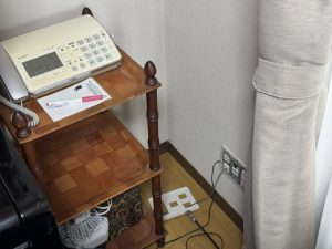 ご家庭用の電話への切り替え作業